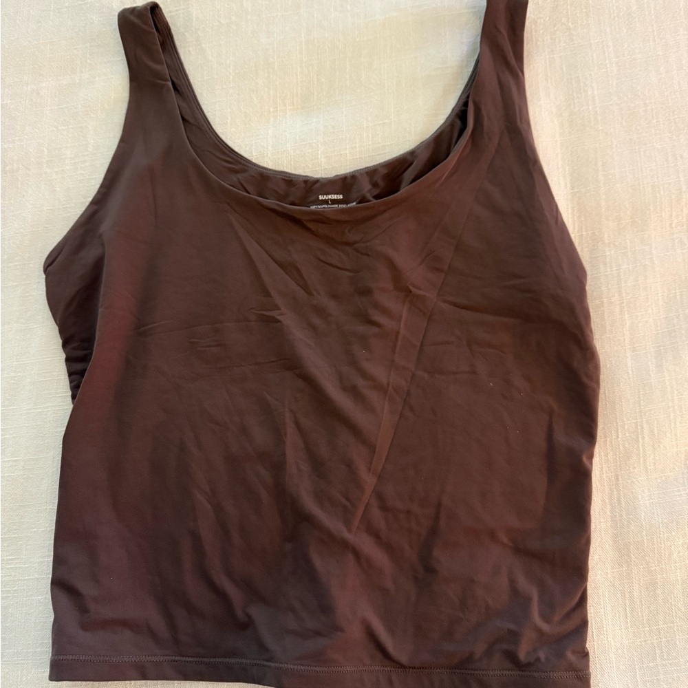Women's Brown Tank Top